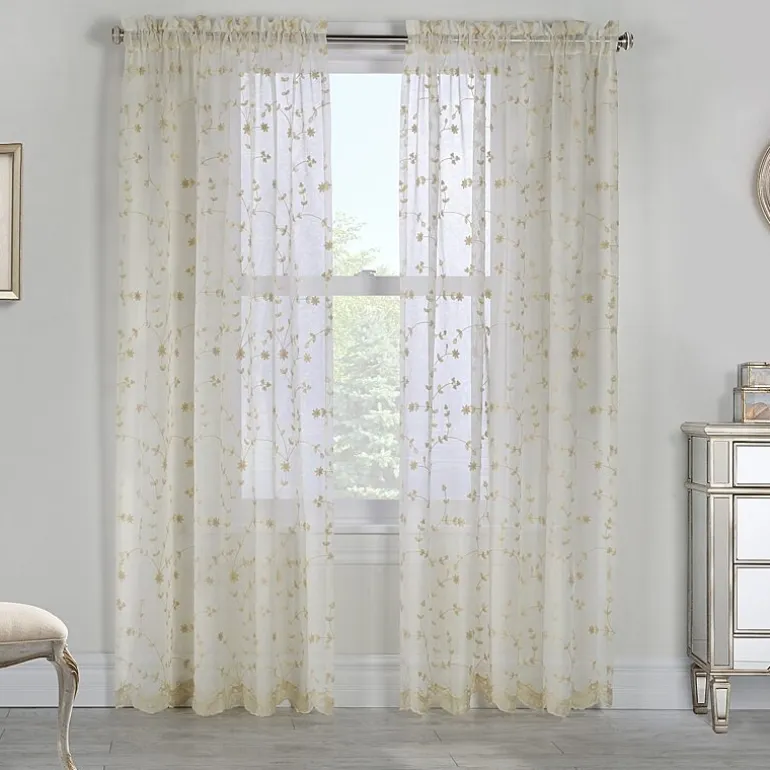 Habitat Grandeur Rod Pocket Light-Filtering Single Curtain Panel