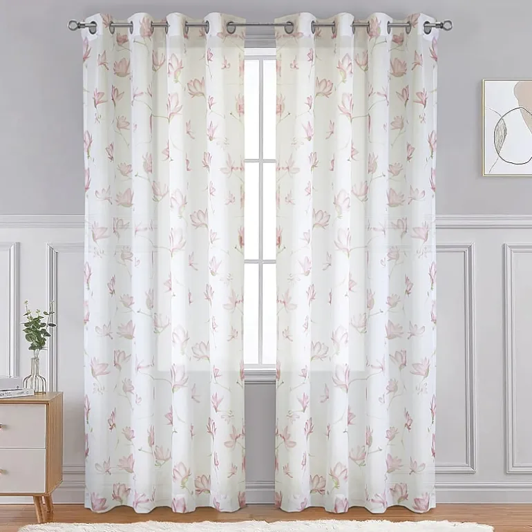 Habitat Magnolia Grommet Top Light-Filtering Single Curtain Panel