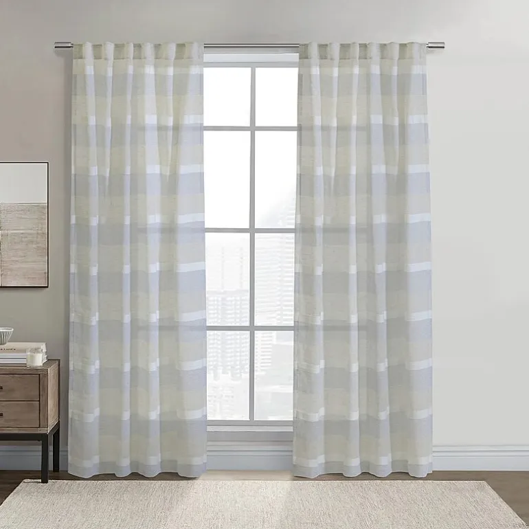 Habitat Nathan Back Tab Light-Filtering Single Curtain Panel