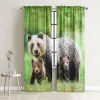 Habitat Photo Real Rod Pocket Light-Filtering Set of 2 Curtain Panel