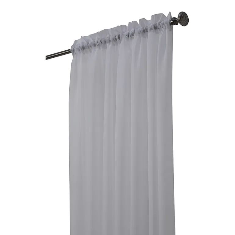 Habitat Rhapsody Voile Rod Pocket Sheer Single Curtain Panel