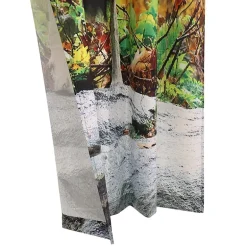 Habitat Scenic Wolves Rod Pocket Light-Filtering Set of 2 Curtain Panel