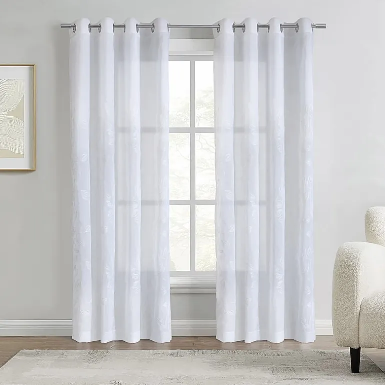 Habitat Selina Grommet Top Sheer Single Curtain Panel