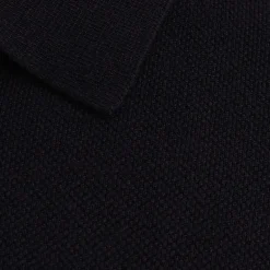 Haggar Button Front Mens Short Sleeve Button Polo Sweater