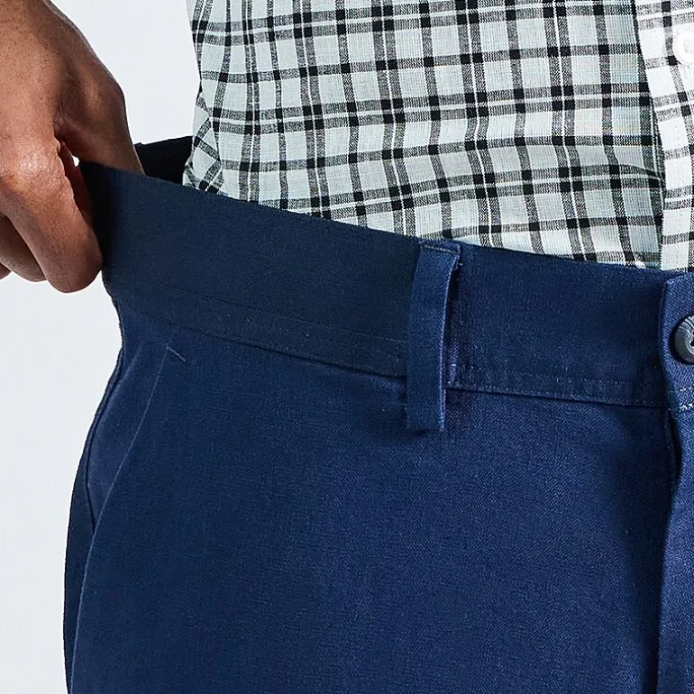 Haggar Comfort Luxe Mens Straight Fit Flat Front Pant
