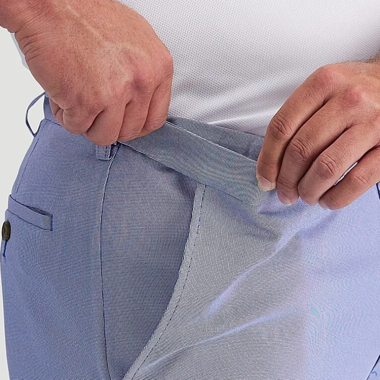Haggar Cool 18 Pro Expandable Waist Mens 10 1/2" Big and Tall Stretch Fabric Moisture Wicking Quick Dry Chino Short
