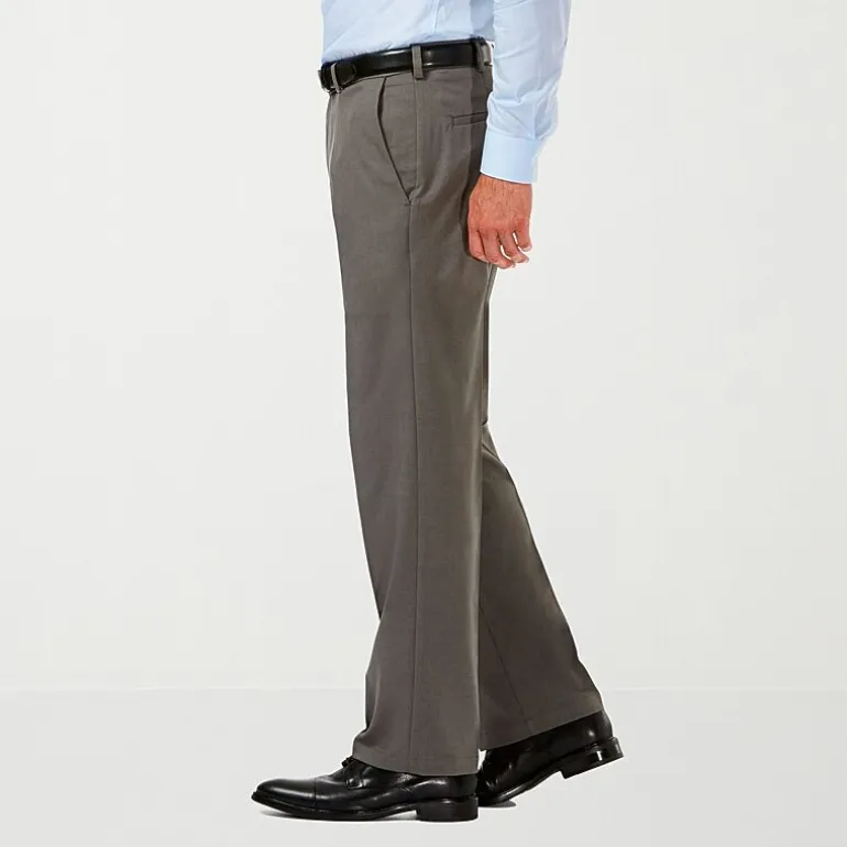 Haggar Cool 18 Pro Mens Classic Fit Flat Front Pant