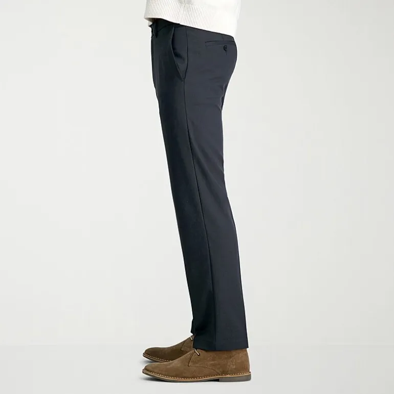 Haggar Cool 18 Pro Mens Straight Fit Flat Front Pant