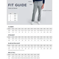 Haggar Cool 18 Pro Mens Straight Fit Flat Front Pant