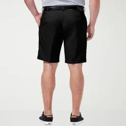 Haggar Cool 18 Pro Pleated Expandable Waist Mens 10 1/2