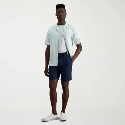 Haggar Cool 18 Pro Pleated Mens 9 1/2" Stretch Fabric Moisture Wicking Quick Dry Chino Short