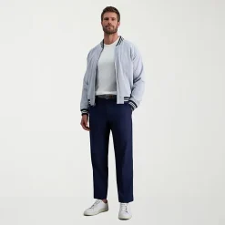 Haggar Cool Right Performance Flex Mens Classic Fit Flat Front Pant