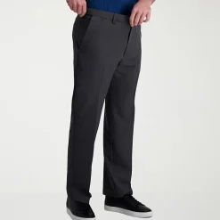 Haggar Cool Right Performance Flex Mens Classic Fit Flat Front Pant