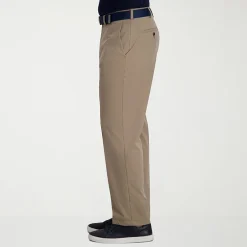 Haggar Cool Right Performance Flex Mens Classic Fit Flat Front Pant