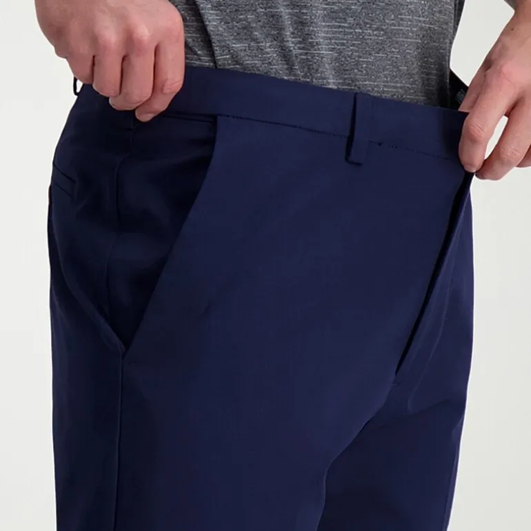 Haggar Cool Right Performance Flex Mens Classic Fit Flat Front Pant