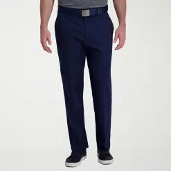 Haggar Cool Right Performance Flex Mens Classic Fit Flat Front Pant