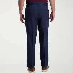 Haggar Cool Right Performance Flex Mens Classic Fit Pleated Pant