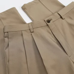 Haggar Cool Right Performance Flex Mens Classic Fit Pleated Pant
