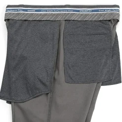 Haggar Cool Right Performance Flex Mens Comfort Waistband Straight Fit Flat Front Pant