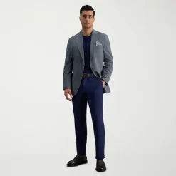 Haggar Cool Right Performance Flex Mens Comfort Waistband Straight Fit Flat Front Pant