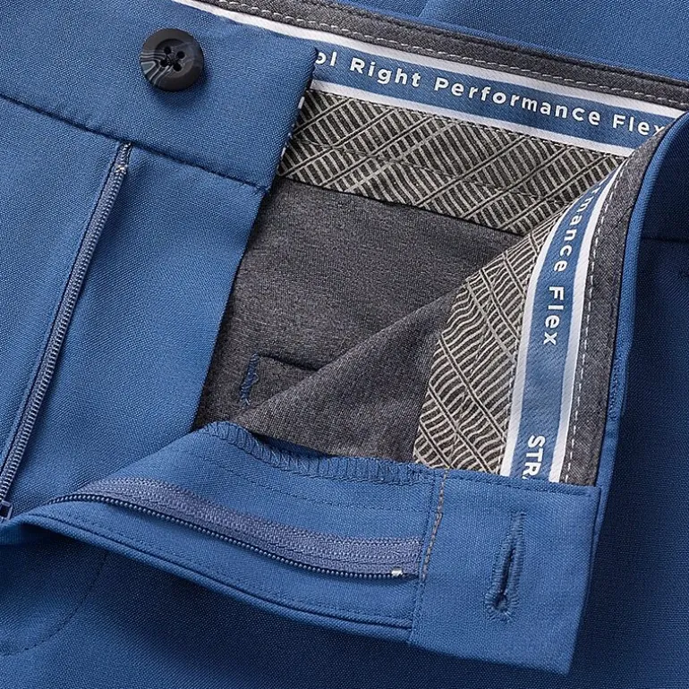 Haggar Cool Right Performance Flex Mens Straight Fit Flat Front Pant