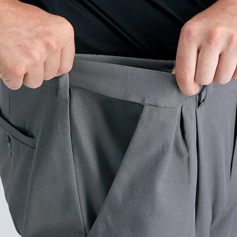Haggar Cool Right Performance Flex Mens Classic Fit Big and Tall Pleated Pant