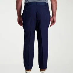 Haggar Cool Right Performance Flex Mens Classic Fit Big and Tall Flat Front Pant