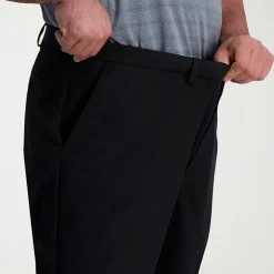 Haggar Cool Right Performance Flex Mens Classic Fit Big and Tall Flat Front Pant