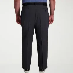 Haggar Cool Right Performance Flex Mens Classic Fit Big and Tall Flat Front Pant