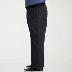 Haggar Cool Right Performance Flex Mens Classic Fit Big and Tall Flat Front Pant
