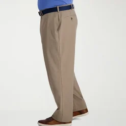 Haggar Cool Right Performance Flex Mens Classic Fit Big and Tall Flat Front Pant