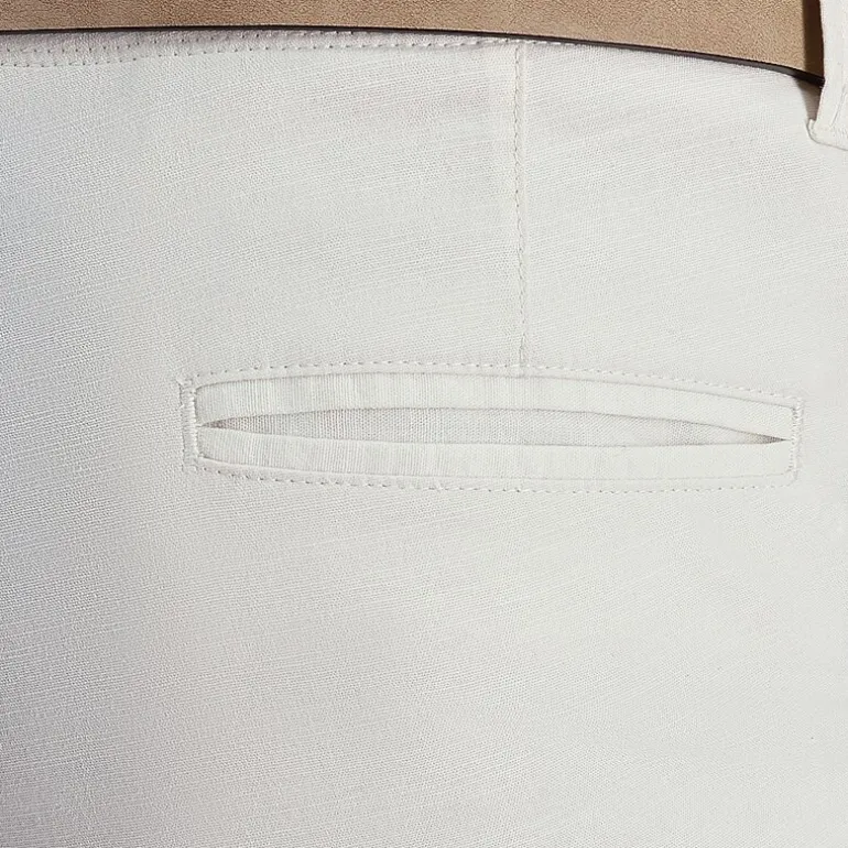 Haggar Cotton Canvas Mens Straight Fit Flat Front Pant