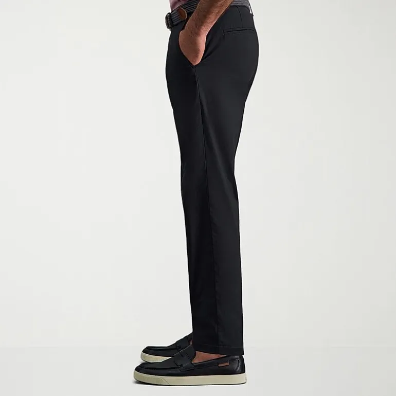 Haggar Cotton Canvas Mens Straight Fit Flat Front Pant
