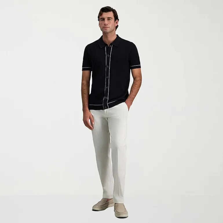 Haggar Cotton Canvas Mens Straight Fit Flat Front Pant