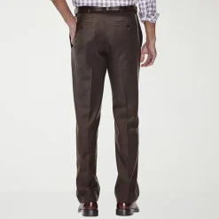 Haggar E-CLO Stria Mens Classic Fit Dress Flat Front Pant