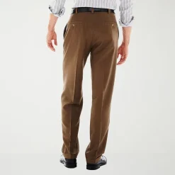 Haggar E-CLO Stria Mens Classic Fit Dress Pleated Pant