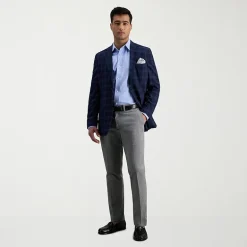 Haggar Iron Free Premium Khaki Mens Comfort Waistband Slim Fit Flat Front Pant