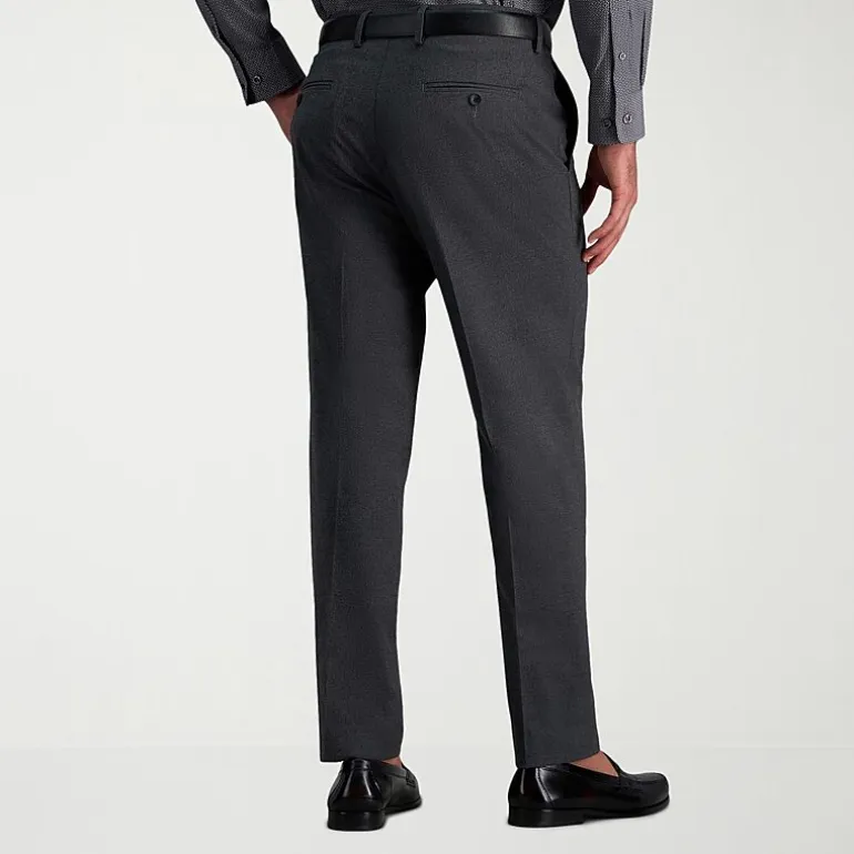 Haggar JMH Flannel Mens Straight Fit Dress Flat Front Pant