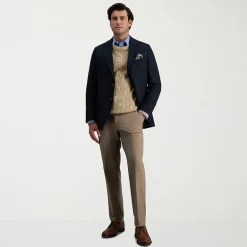 Haggar JMH Flannel Mens Straight Fit Dress Flat Front Pant