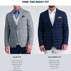 Haggar JMH Heather Fine Twill Mens Regular Fit Sport Coat