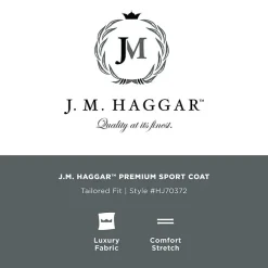 Haggar JMH Heather Fine Twill Mens Regular Fit Sport Coat