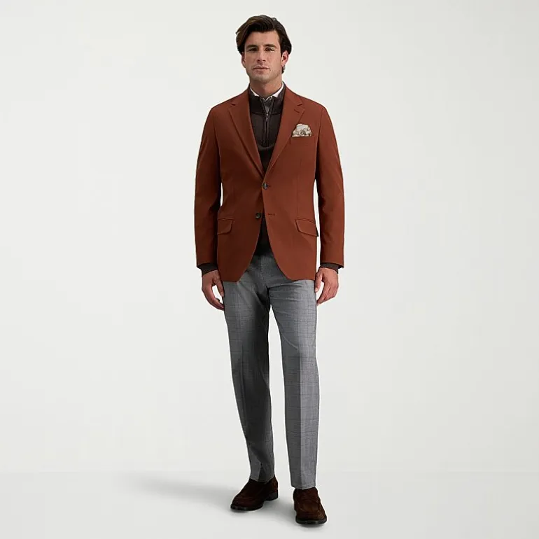 Haggar JMH Heather Fine Twill Mens Regular Fit Sport Coat