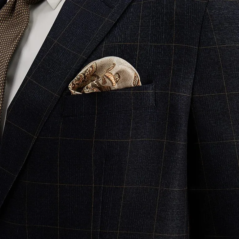 Haggar JMH J.M. Haggar Mens Big and Tall Plaid Regular Fit Sport Coat