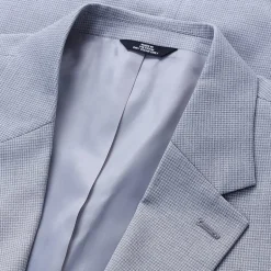 Haggar JMH Mens Big and Tall Geometric Stretch Fabric Classic Fit Sport Coat