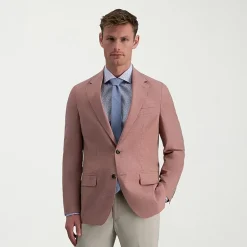 Haggar JMH Mens Plaid Slim Fit Sport Coat