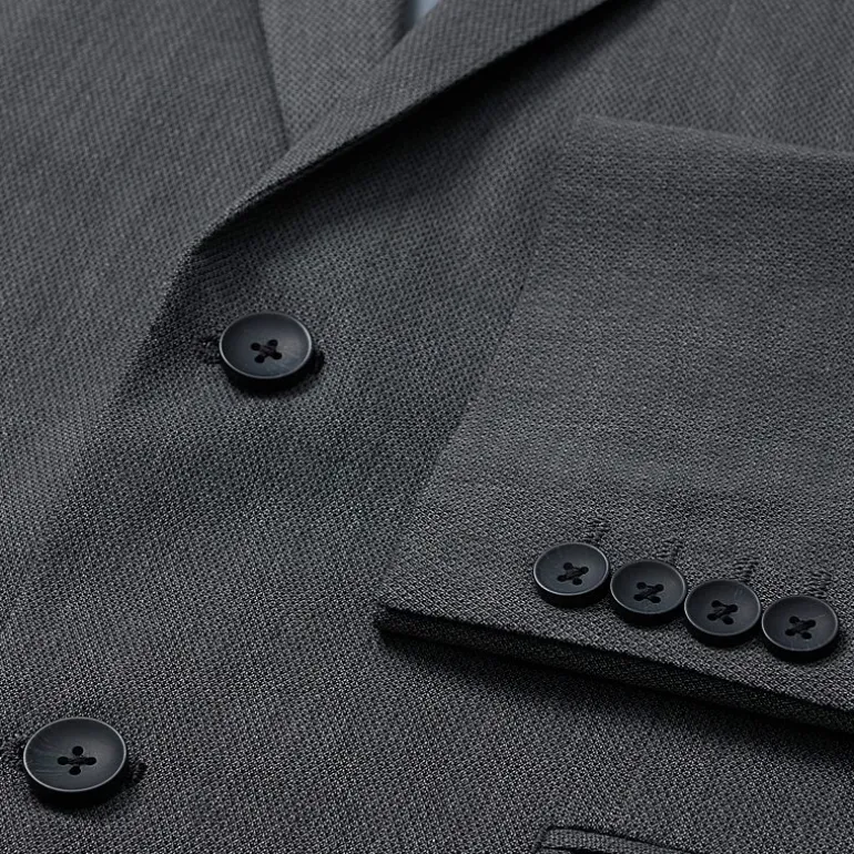 Haggar JMH Mens Regular Fit Diamond Big and Tall Suit Jacket