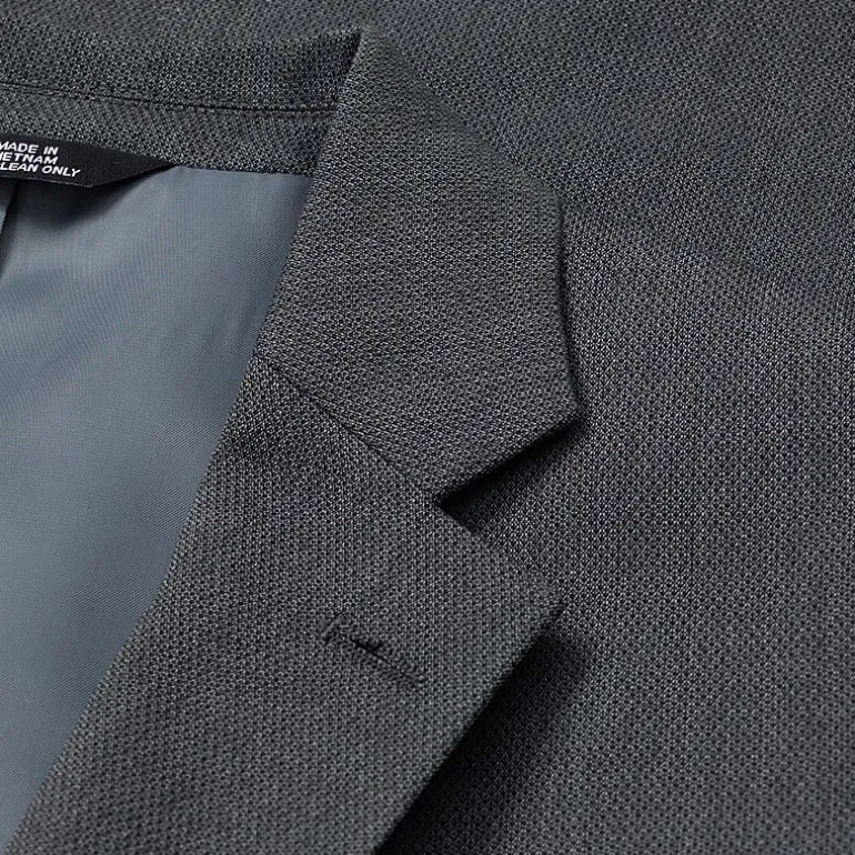 Haggar JMH Mens Regular Fit Diamond Big and Tall Suit Jacket