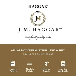 Haggar JMH Premium Mens Stretch Fabric Classic Fit Suit Jacket