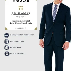 Haggar JMH Premium Mens Stretch Fabric Classic Fit Suit Jacket