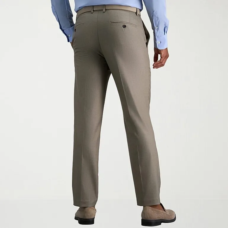 Haggar JMH Premium Stretch Mens Slim Fit Dress Flat Front Pant